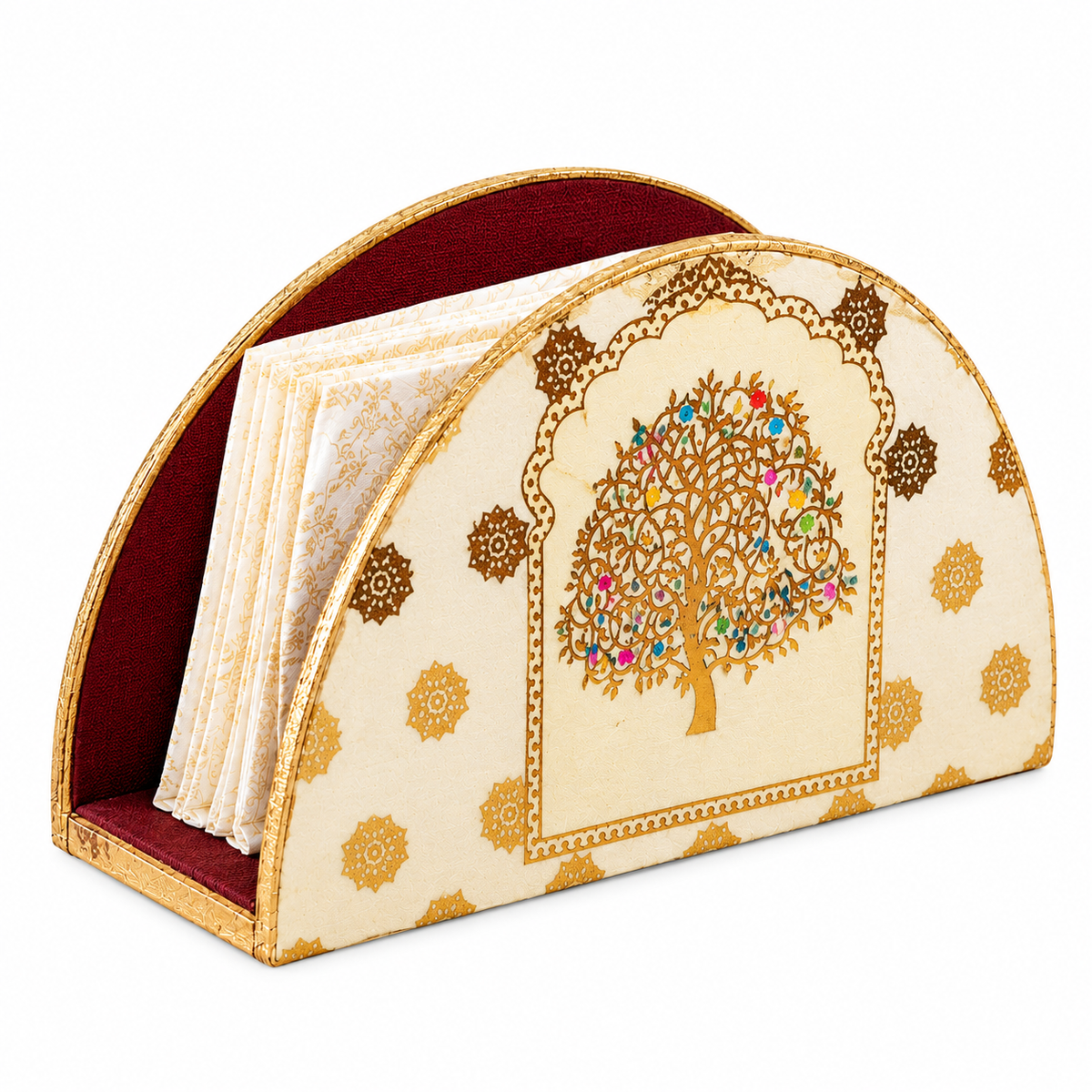 Royal Tree of Life Arched Decorative Tissue Holder