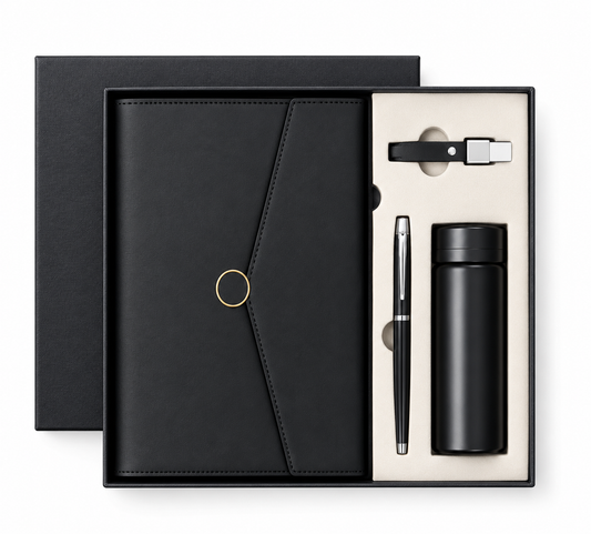 4-in-1 Executive Diary & Bottle Gift Set