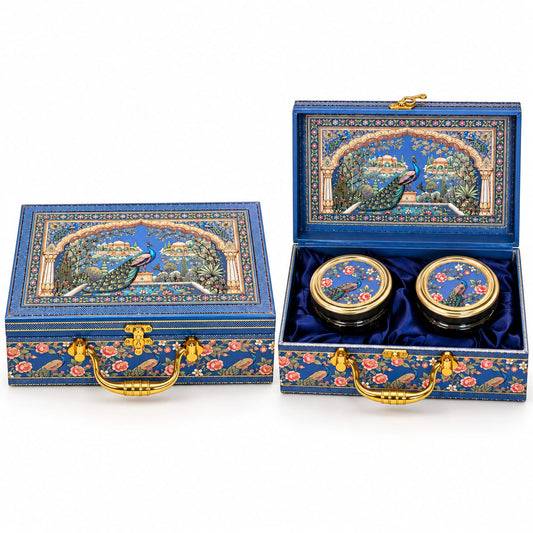 Royal Peacock Palace 2-Jar Dry Fruit Gift Box Set