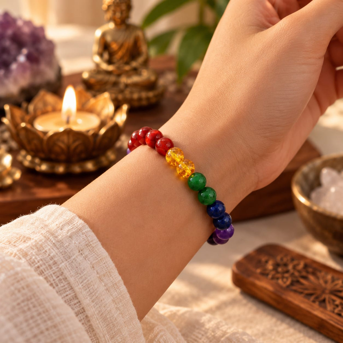 7 Chakra Gemstone Bracelet