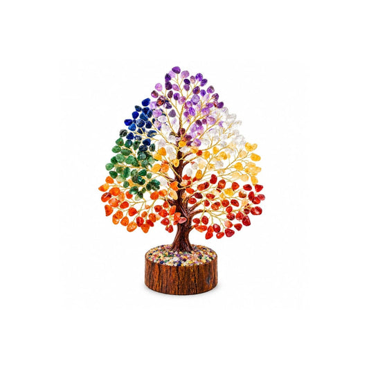 Seven Chakra Healing Tree - close-up detail