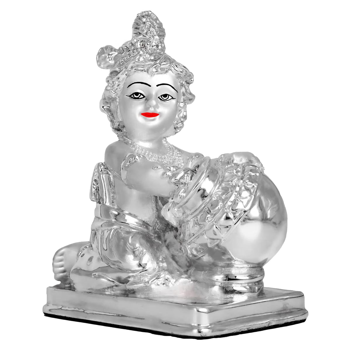 Divine 999 Silver Makhan Chor Baby Krishna Idol