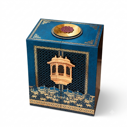Jharokha Box – Royal Rajasthani Wedding Invitation Box