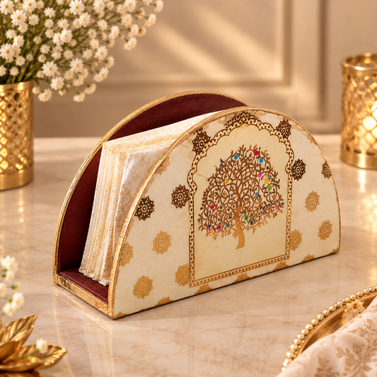Royal Tree of Life Arched Decorative Tissue Holder