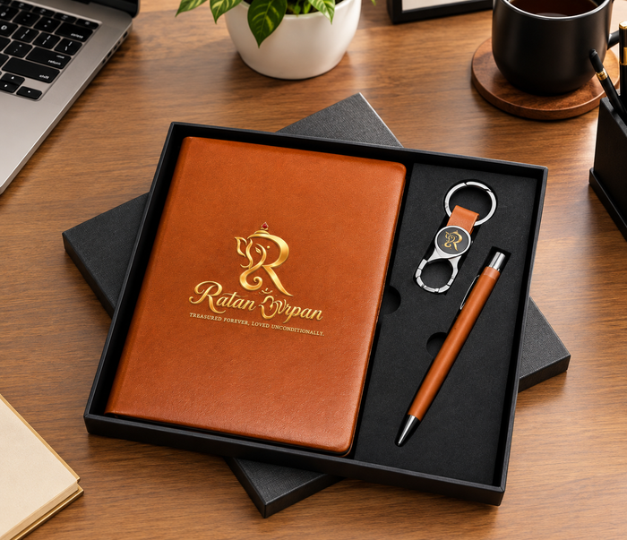 Premium Corporate Notebook & Pen Gift Set