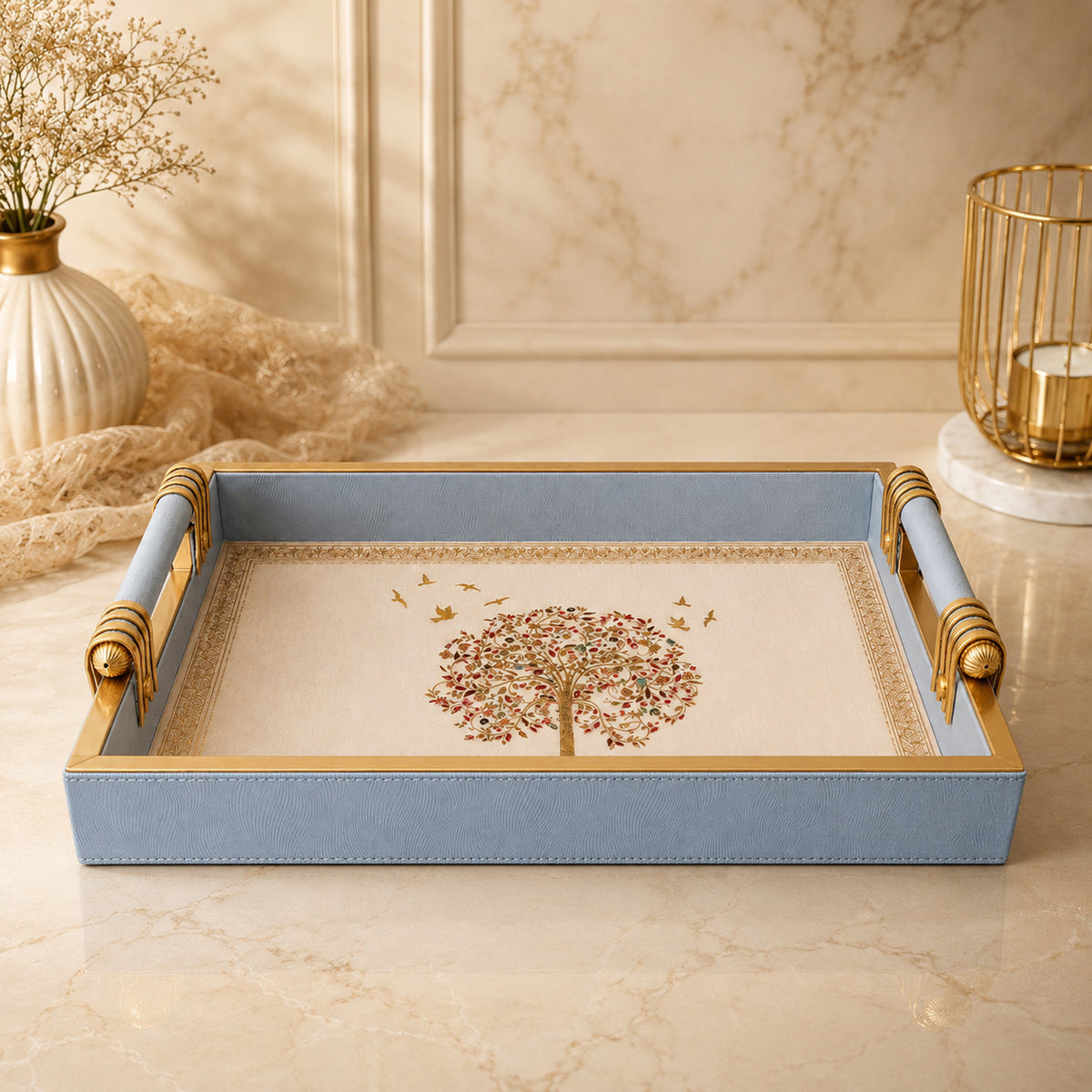 Blue and Gold Decorative Serving Tray
Luxury Blue Gold Serving Tray
Premium Decorative Serving Tray
Elegant Blue Serving Tray with Gold Border
Blue and Gold Home Decor Tray
Designer Decorative Tray for Gifting
Premium Serving Tray for Wedding Gifting
Elegant Dry Fruit Serving Tray
Decorative Tray for Festive Gifting
Luxury Serving Tray for Home Decor