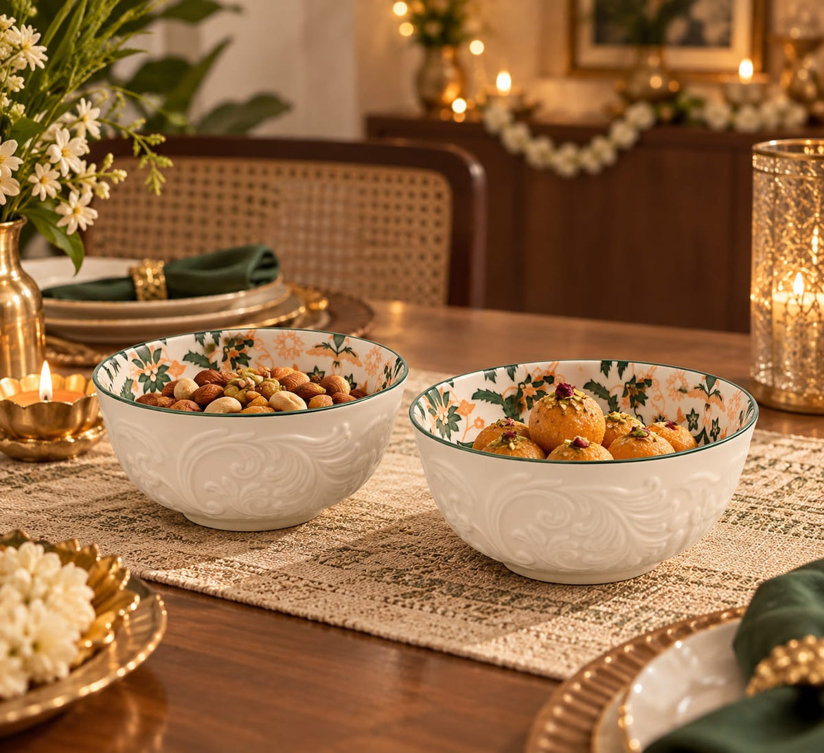 Decorative Ceramic Bowls Set