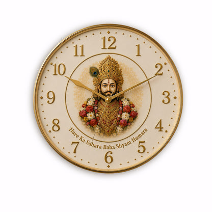 Khatu Shyam Ji Devotional Designer Wall Clock