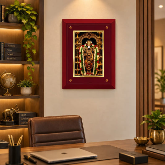 Divine Tirupati Balaji MDF Framed Art