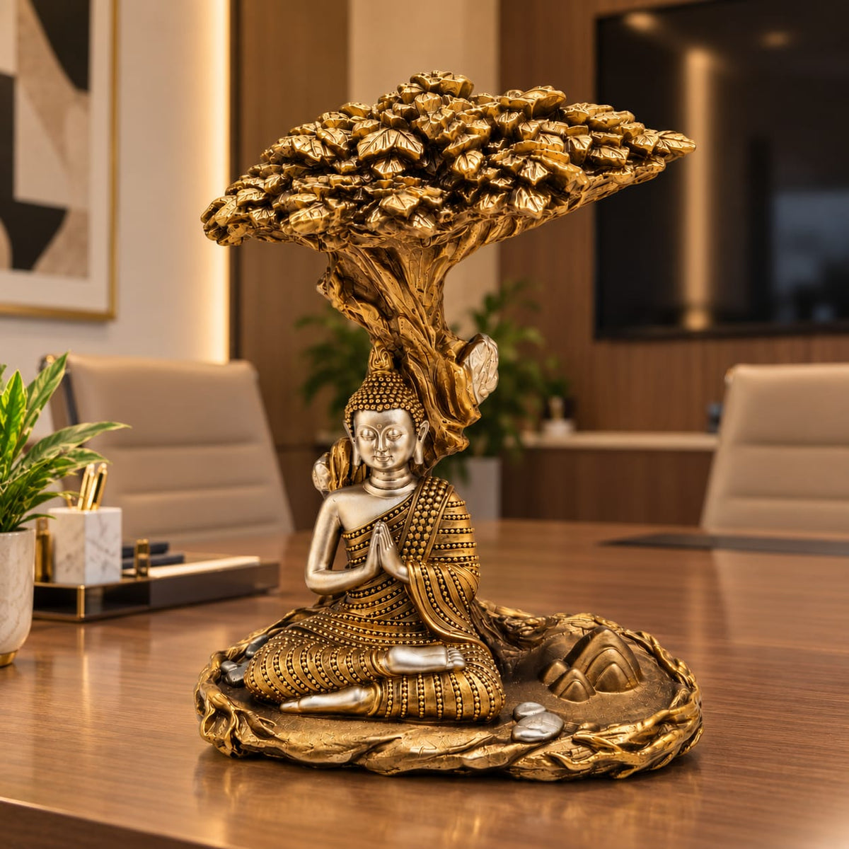 Meditating Buddha under the Bodhi Tree