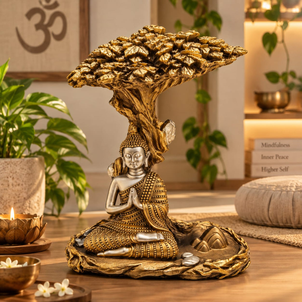 Meditating Buddha under the Bodhi Tree