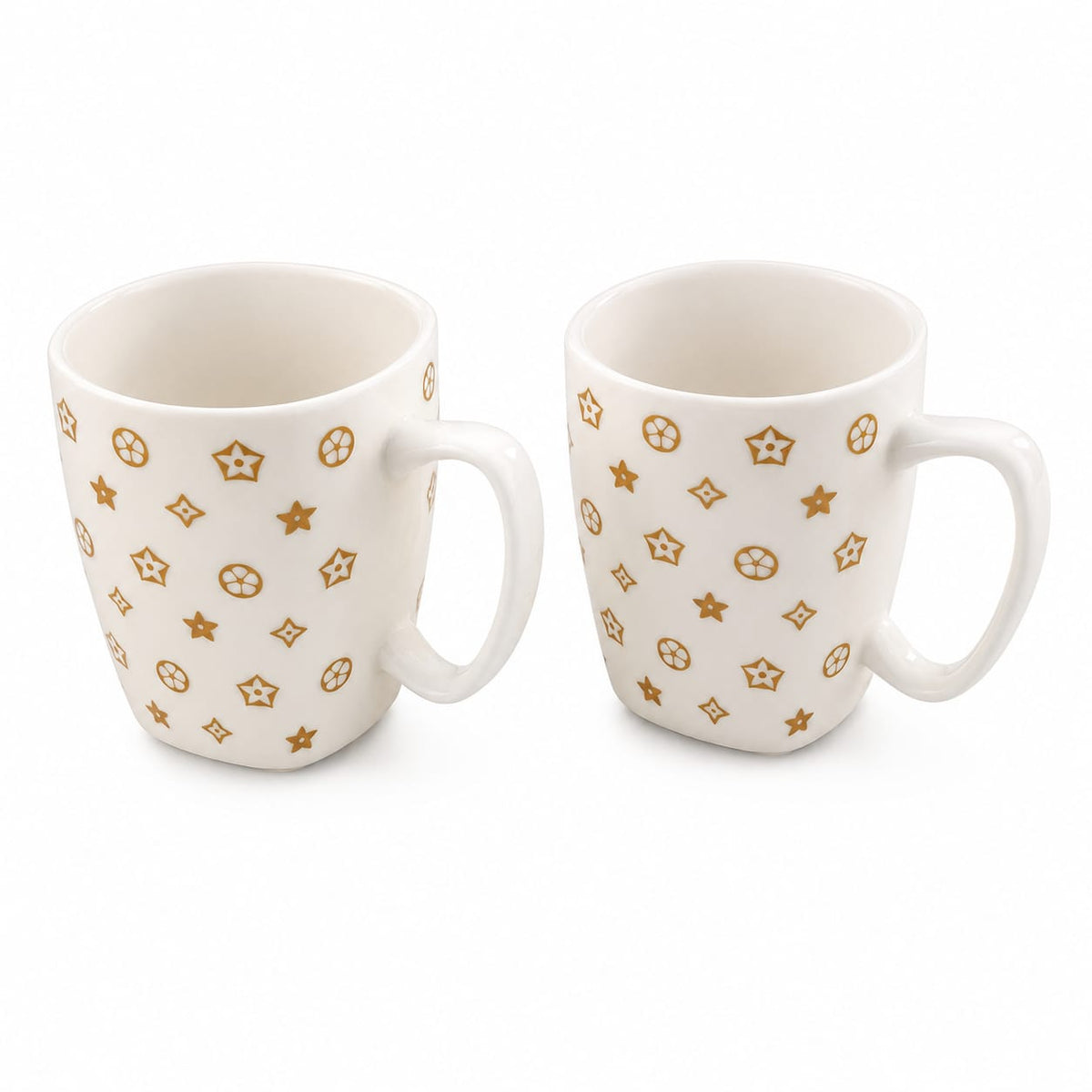 Polka Dot Ceramic Mugs Set