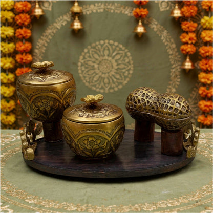 Luxury Gold-Finish Festive Gift Hamper