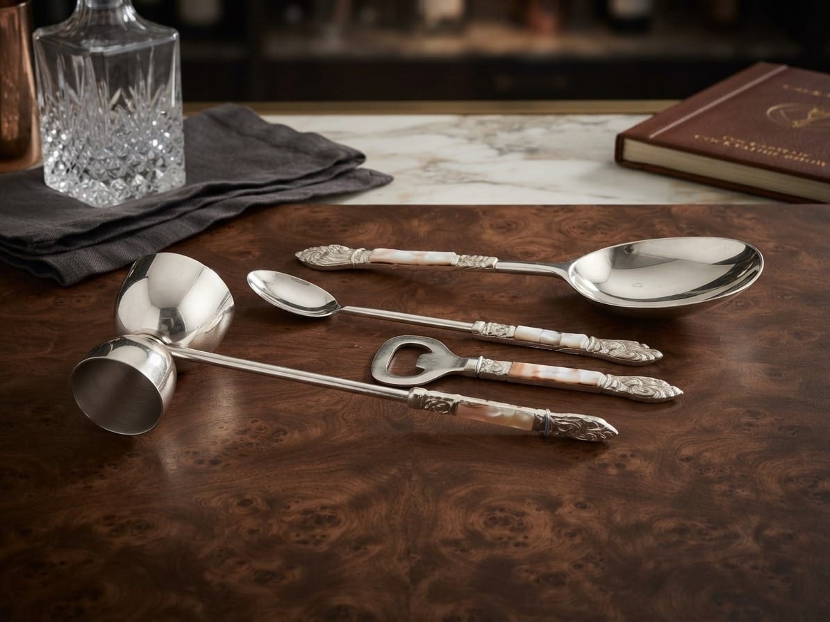 Bar Tool and Serving Set in Presentation Box