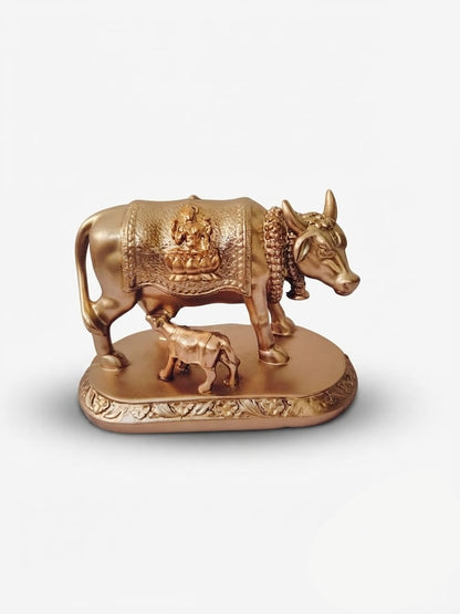 Kamdhenu Cow and Calf Showpiece