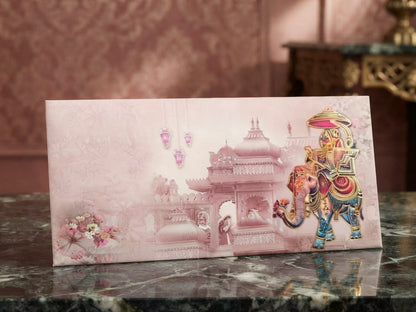 Royal Heritage Elephant Shagun Envelope Set