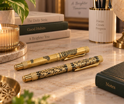 Premium Gold-Finish Engraved Pen