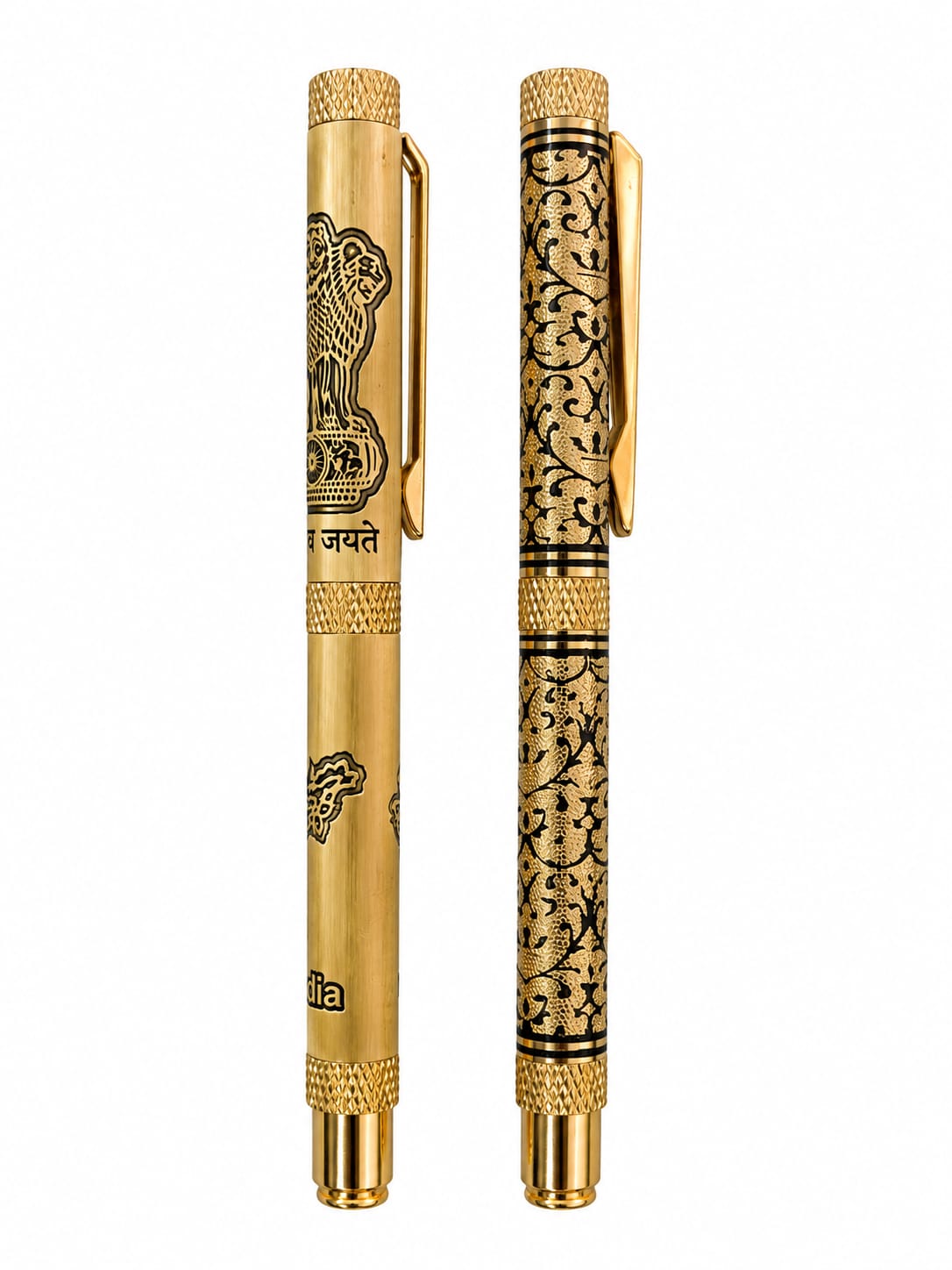 Premium Gold-Finish Engraved Pen