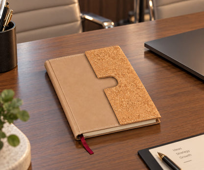 A5 Notebook with Flap Closure