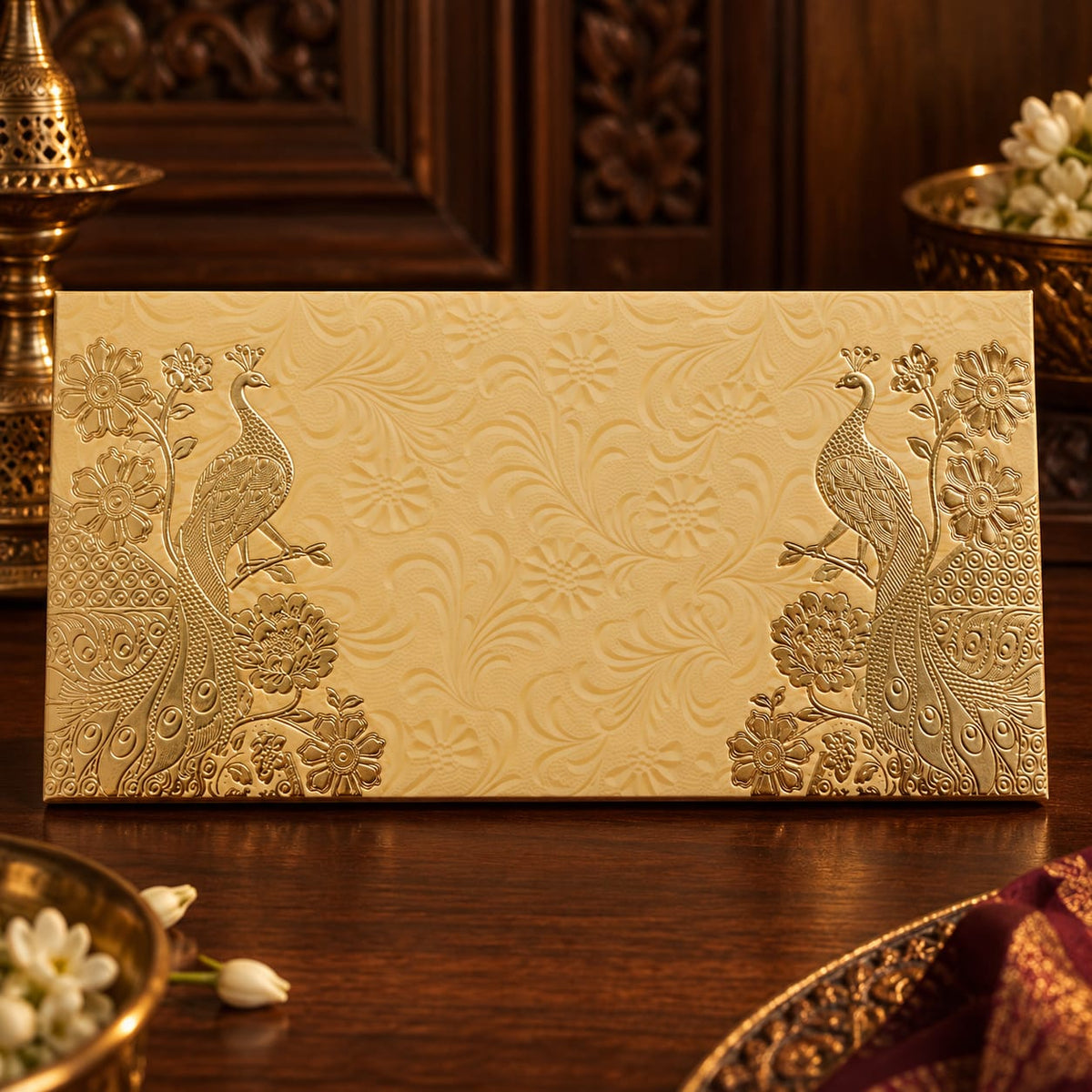 Royal Peacock Shagun Envelope
