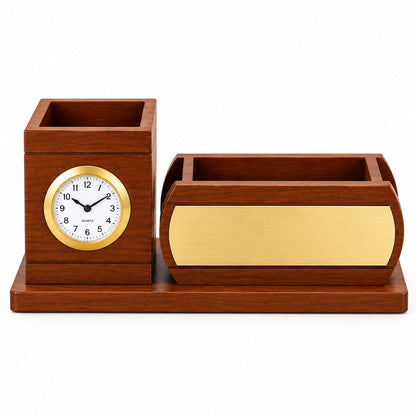 Premium Wooden Multifunctional Desk Organizer