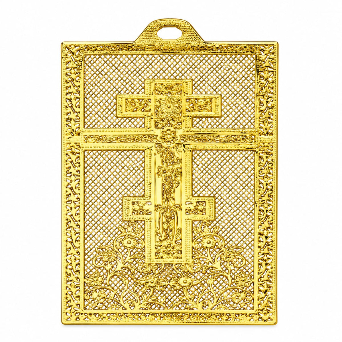Golden Cross Filigree Bookmark