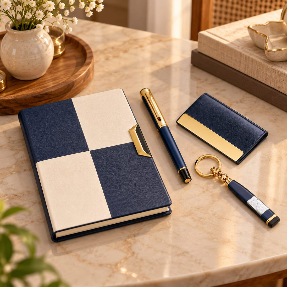 Compact 3-in-1 Diary and Stationery Gift Set