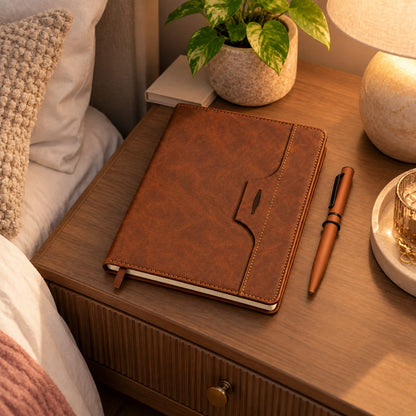 Classic Executive Diary with Matching Pen Gift Set