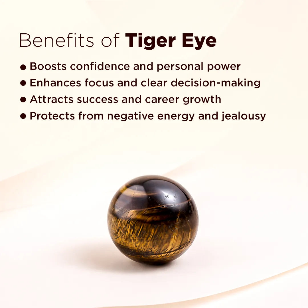 Natural Tiger Eye Crystal Sphere