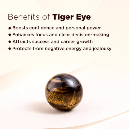 Natural Tiger Eye Crystal Sphere