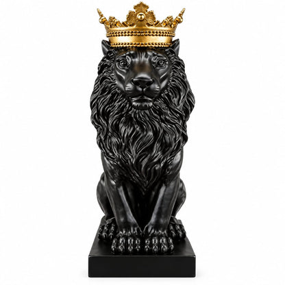 Royal Crowned Lion Decorative Figurine