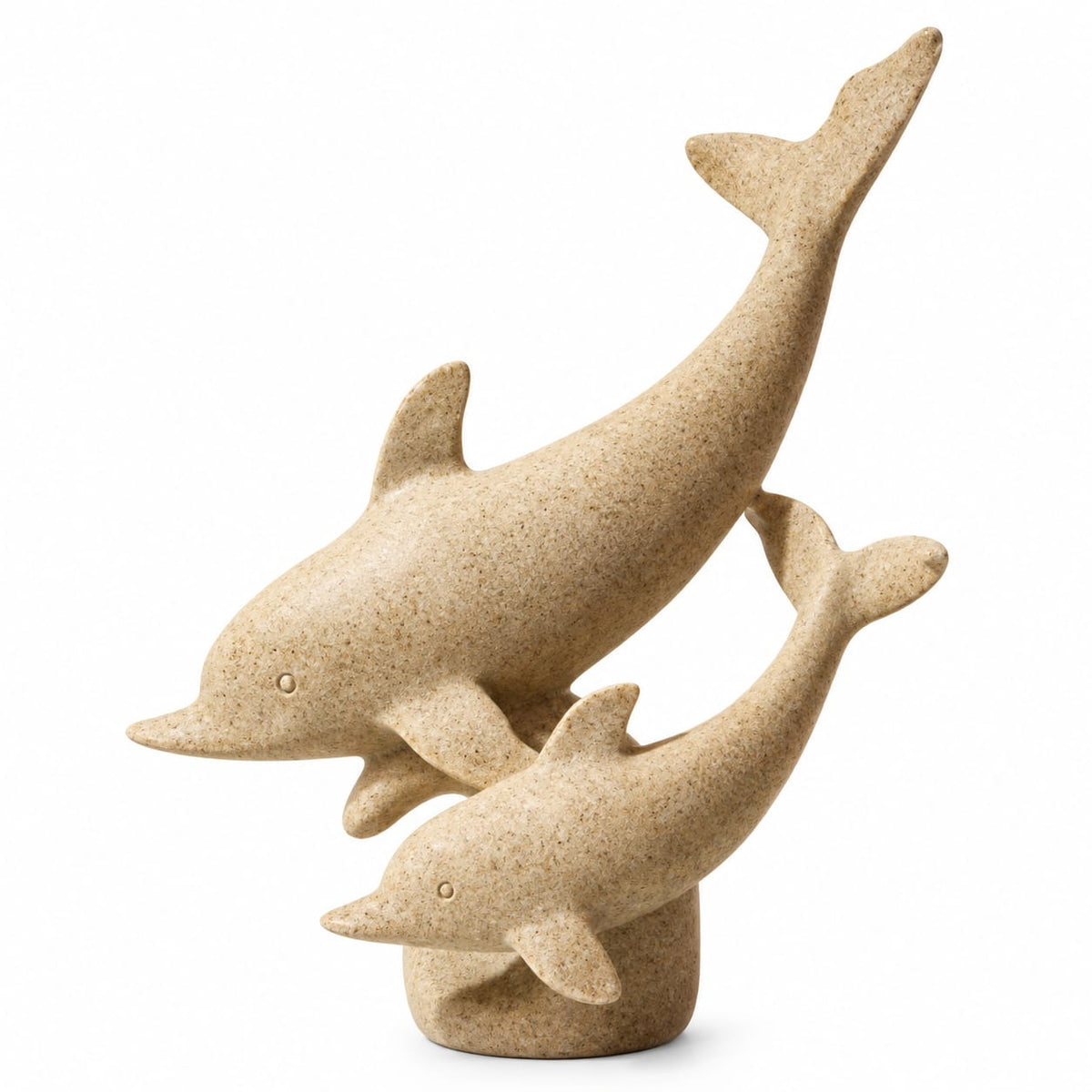 Leaping Dolphin Duo Decorative Figurine