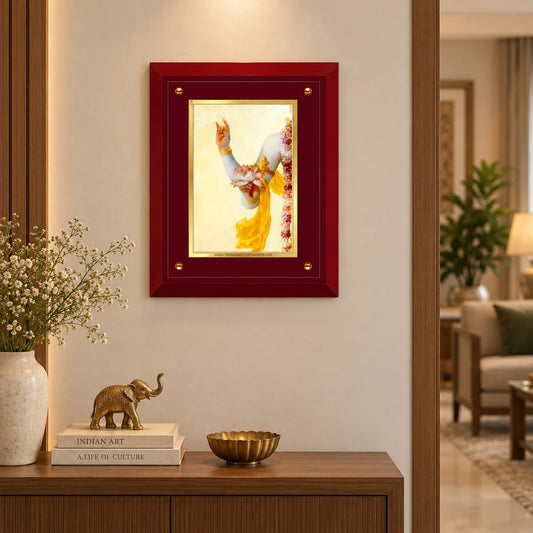 Meditating Figure MDF Framed Art