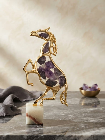Decorative Rearing Horse Showpiece