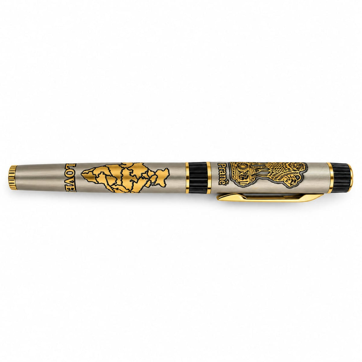 Heritage Gold-Accented Metal Ballpoint Pen