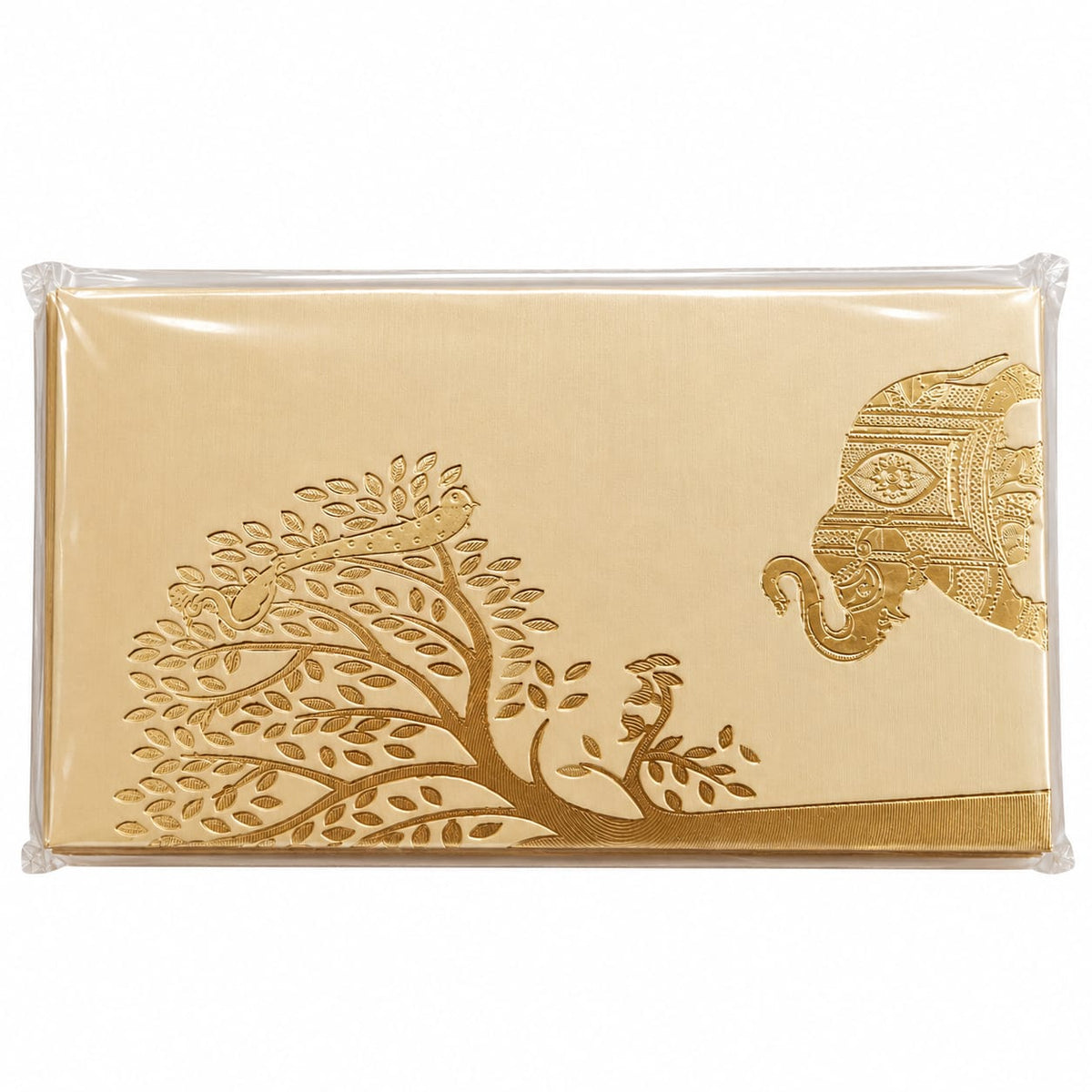 Golden Arbor Elephant Shagun Envelope