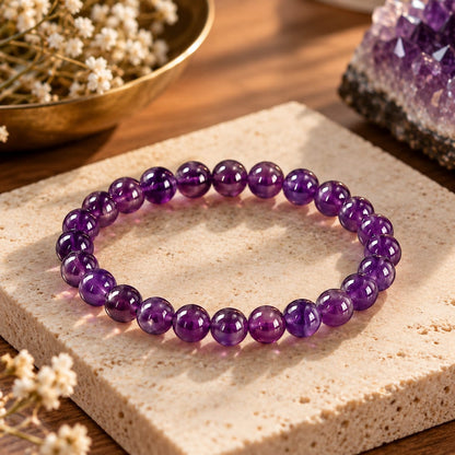 Amethyst Gemstone Bracelet