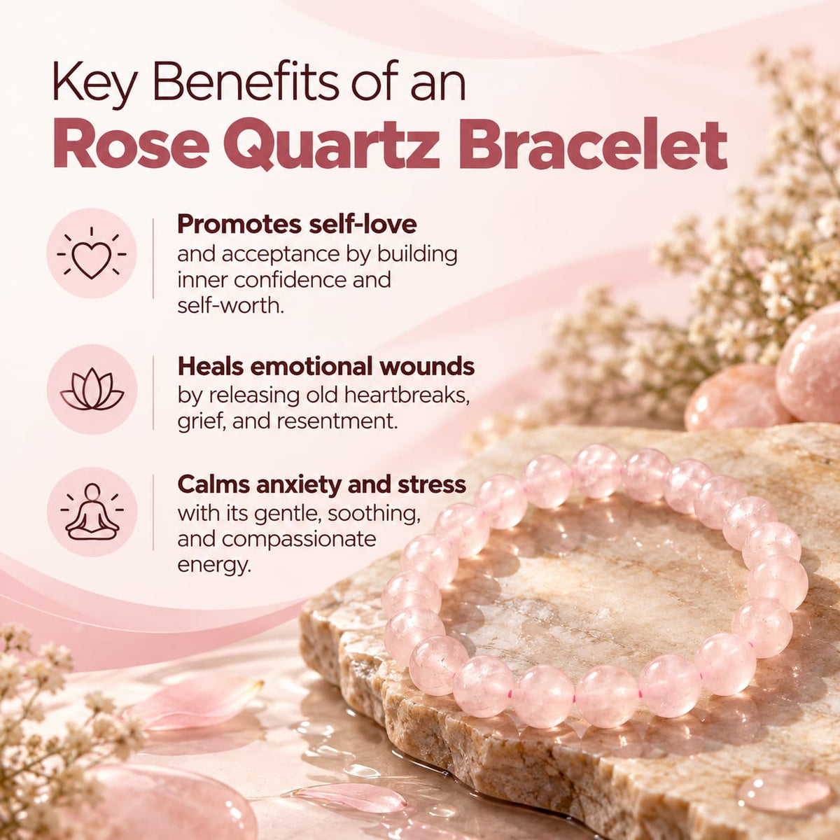 Quartz Gemstone Bracelet