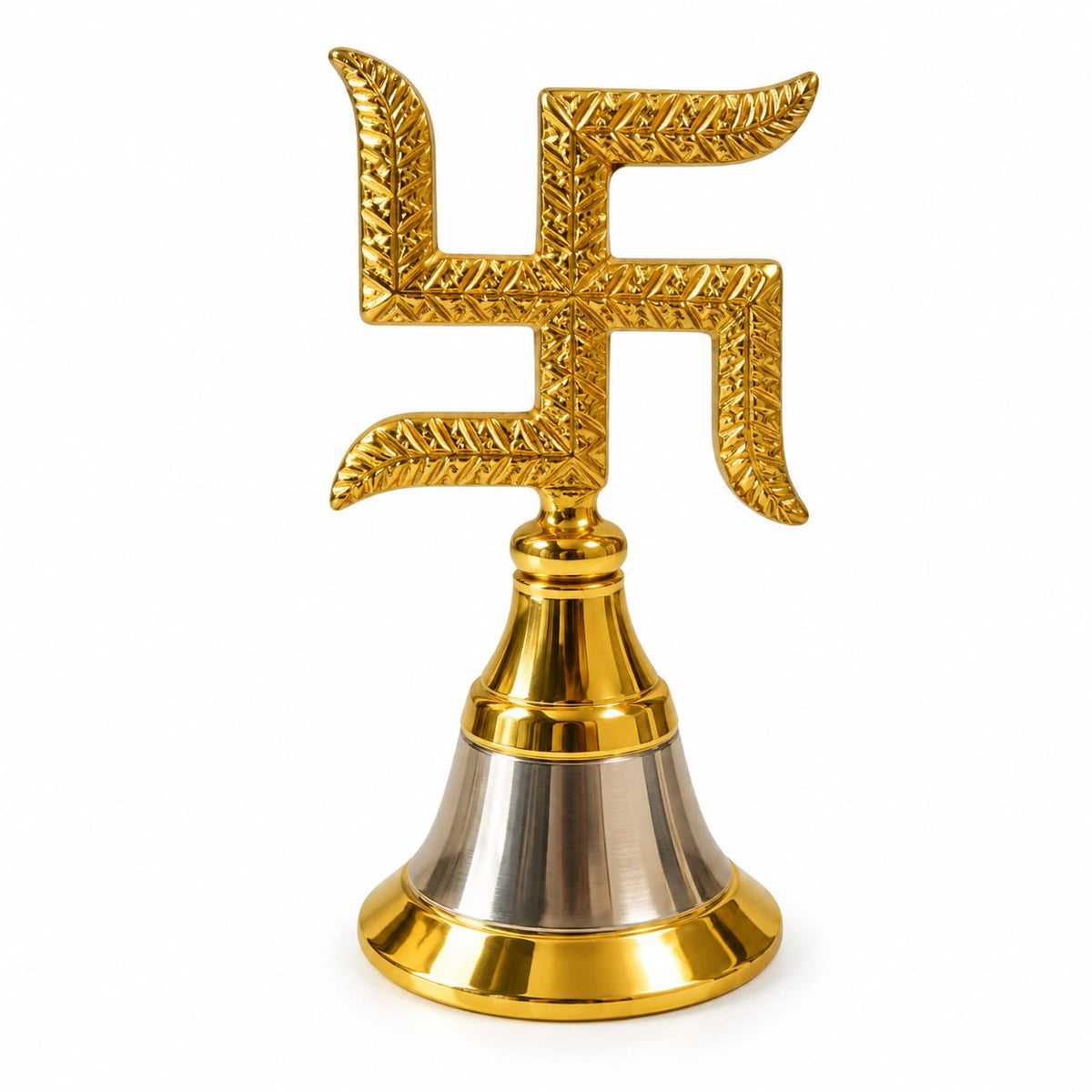 Swastik Symbol Bell Figurine