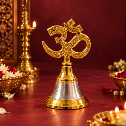 Om Symbol Bell Figurine