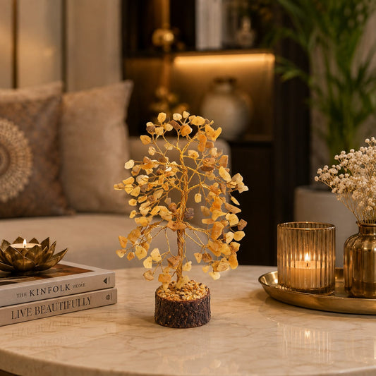 Citrine Stone Tree of Prosperity