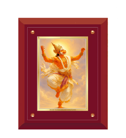 Divine Hanuman MDF Framed Art - detail view