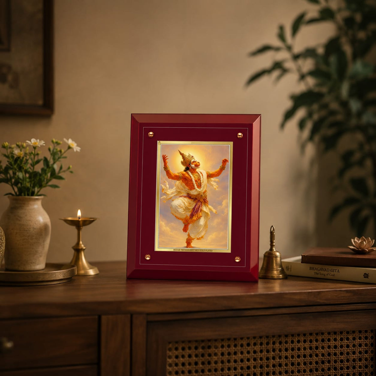 Divine Hanuman MDF Framed Art