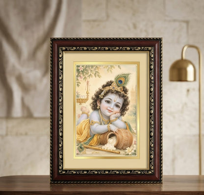 Divine Little Krishna Framed Art