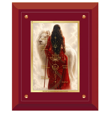 Divine Shakti MDF Framed Art - close-up detail
