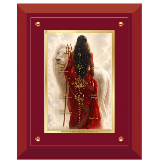 Divine Shakti MDF Framed Art - close-up detail