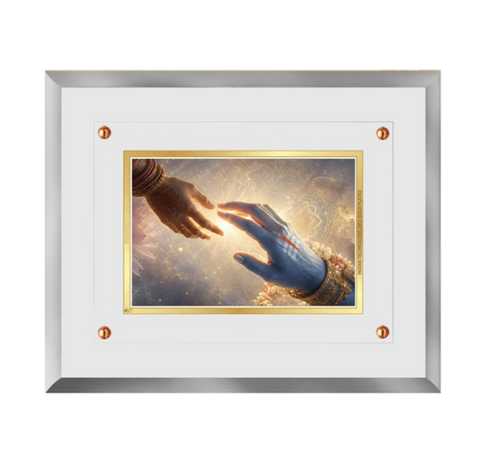 Divine Touch Acrylic Framed Art - close-up detail