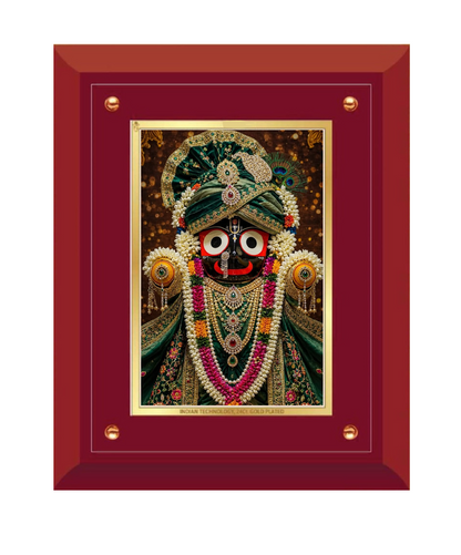 Lord Jagannath MDF Framed Art - close-up detail