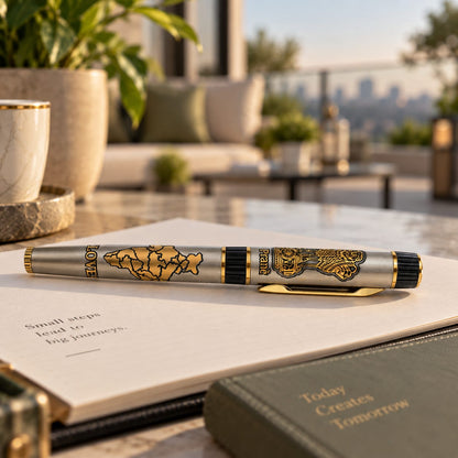Heritage Gold-Accented Metal Ballpoint Pen