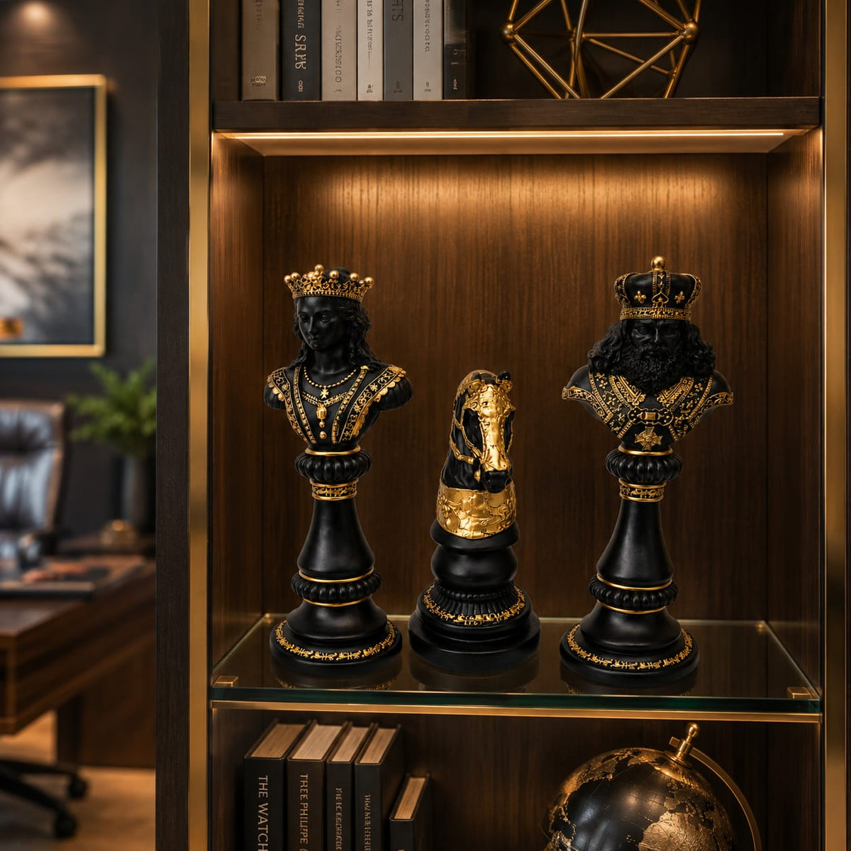 Royal Chess Sculptures - detail view